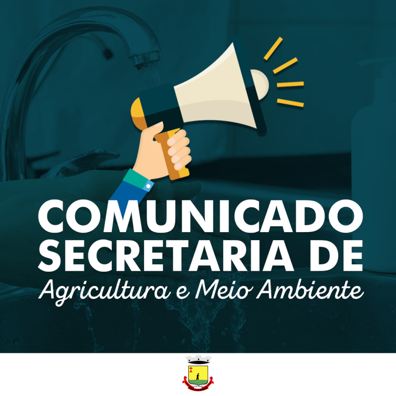 COMUNICADO DA SECRETARIA DE AGRICULTURA